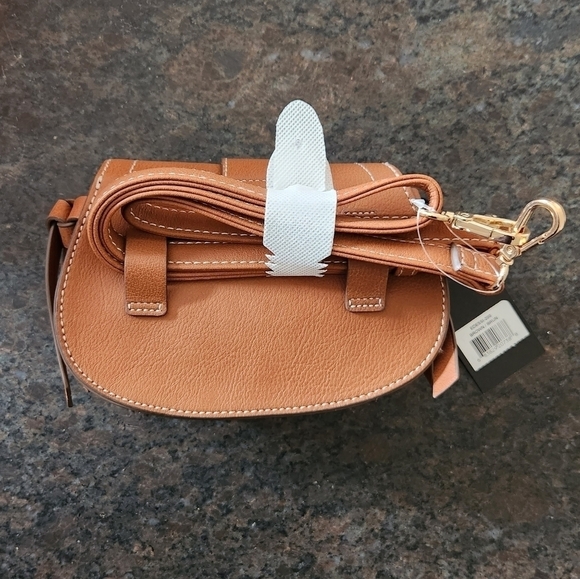 Rachel Zoe Edessi Vegan Leather Brown Crossbody & Belt Bag - Picture 10 of 11